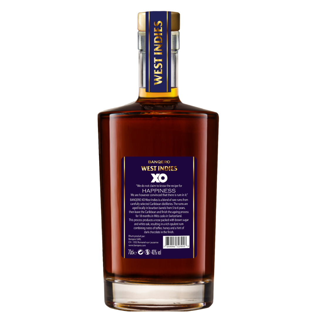 Rhum Banqero XO - West Indies (avec son étui)